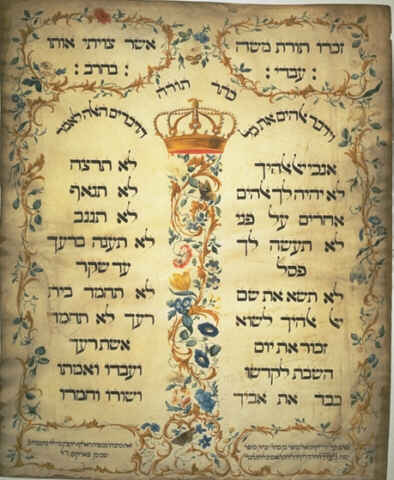 Decalogo Ebraico